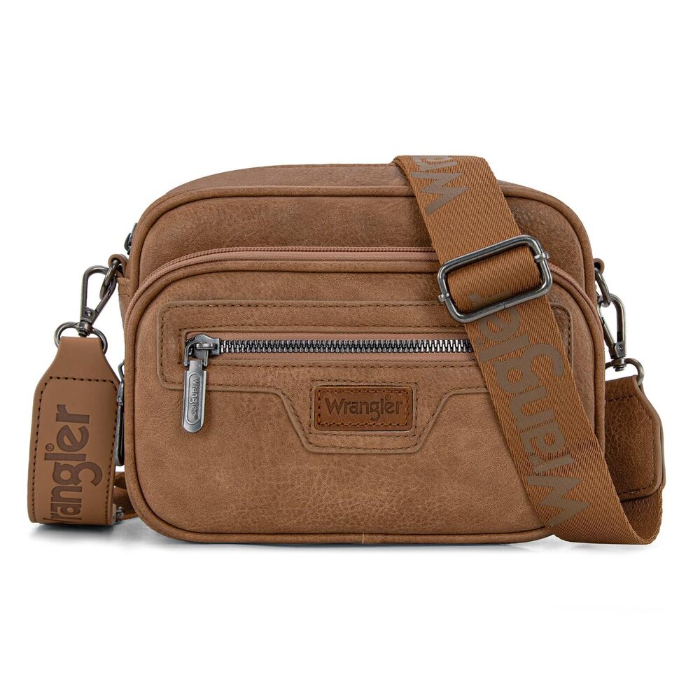 8864 Wrangler Crossbody Bag Vegan Leather Vintage Cross Body Purse Multi
